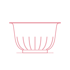 Objects Cooking Utensils Ikea Vispad Colander Vinyl Svg File, Free Vectors File